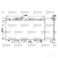 Радиатор охлаждения двигателя VALEO 09 8I6 731098 236095 3276427310986
