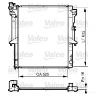 Радиатор охлаждения двигателя VALEO 3276427354416 237494 735441 1VDT Q