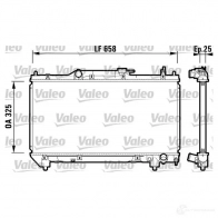 Радиатор охлаждения двигателя VALEO Toyota Avensis (T220) 1 Хэтчбек 2.0 (ST220) 128 л.с. 1997 – 2000 5Q94 W 732951 3276427329513