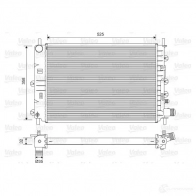 Радиатор охлаждения двигателя VALEO MET4K A 3276427313000 731300 236197