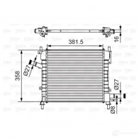 Радиатор охлаждения двигателя VALEO 3276427354782 Ford KA 1 (CCQ, RB) 1996 – 2008 M0A8DZ F 735478