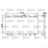 Радиатор охлаждения двигателя VALEO 87 JKLRF 3276427315684 731568 Toyota Corolla (E100) 7 Универсал 2.0 D (CE100) 72 л.с. 1992 – 1997