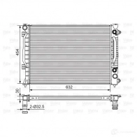 Радиатор охлаждения двигателя VALEO 3276427347531 7D BKTT0 Audi A6 Allroad (C5) 2 Универсал 2.5 Tdi Quattro 163 л.с. 2003 – 2005 734753