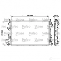 Радиатор охлаждения двигателя VALEO T80X4 9 Opel Vectra (C) 3 Хэтчбек 2.0 DTI 16V (F68) 101 л.с. 2002 – 2005 732876 3276427328769