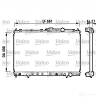 Радиатор охлаждения двигателя VALEO 3276427341416 J5 182O3 Mitsubishi Space Wagon 3 (N3, N4) Минивэн 2.0 TD (N38W) 82 л.с. 1992 – 1998 734141