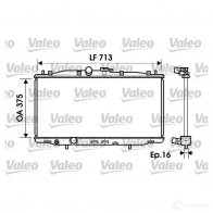 Радиатор охлаждения двигателя VALEO 734703 C71 0N 237223 3276427347036
