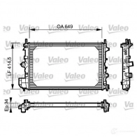 Радиатор охлаждения двигателя VALEO T6C NF2 3276427344127 237144 734412