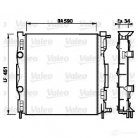 Радиатор охлаждения двигателя VALEO 3276427328745 5X RD3 732874 Renault Megane (KM) 2 Универсал 2.0 138 л.с. 2006 – 2011