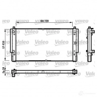 Радиатор охлаждения двигателя VALEO RM 1042 731616 TH190 Volkswagen Transporter (T4) 4 Автобус 2.4 D 78 л.с. 1990 – 1998