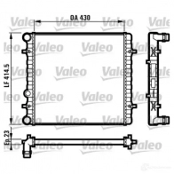 Радиатор охлаждения двигателя VALEO 236317 R M1045 731607 TH193