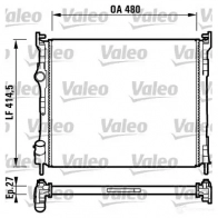 Радиатор охлаждения двигателя VALEO RA128 7 732737 Renault Clio (BB, CB) 2 Хэтчбек 1.5 dCi (B/CB03) 80 л.с. 2001 – 2003 KN6853