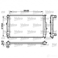 Радиатор охлаждения двигателя VALEO 732811 RM 1264 Volkswagen Passat (B5) 3 Седан 1.9 TDI 4motion 130 л.с. 2000 – 2005 8NZJINK