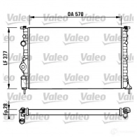 Радиатор охлаждения двигателя VALEO 236206 731379 RM10 20 TH114