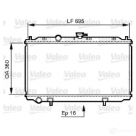 Радиатор охлаждения двигателя VALEO 3276427347364 Nissan Primera (P12) 3 2002 – 2008 BPFAQ C 734736