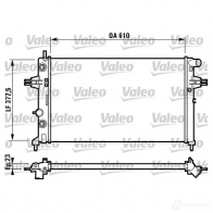 Радиатор охлаждения двигателя VALEO 732549 9E9ZC0L Opel Zafira (A) 1 Минивэн 1.8 16V (F75) 116 л.с. 1999 – 2000 RM11 80