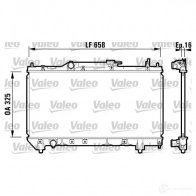 Радиатор охлаждения двигателя VALEO 732950 4 DO1O4 3276427329506 236784