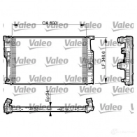 Радиатор охлаждения двигателя VALEO DM RWI 3276427354560 237503 735456