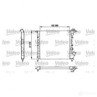 Радиатор охлаждения двигателя VALEO 816655 240658 TA48 7 MQCNP