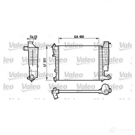 Радиатор охлаждения двигателя VALEO RM 1130 Q9QV59 732534 236578