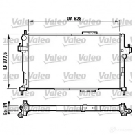 Радиатор охлаждения двигателя VALEO 732824 RM1 361 G42Z5AU 236714