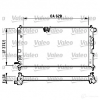 Радиатор охлаждения двигателя VALEO Opel Vectra (B) 2 Универсал 1.8 i 16V (F35) 116 л.с. 1996 – 2000 RM1 352 O7EBH 731847