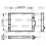 Радиатор охлаждения двигателя VALEO Peugeot 406 1 (8B, E, C) 1995 – 2005 10031130 9 733479 3ADODW
