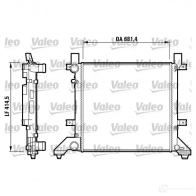 Радиатор охлаждения двигателя VALEO TH226 236315 RM1 182 731605