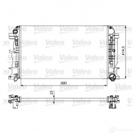 Радиатор охлаждения двигателя VALEO 734926 3276427349269 Mercedes Sprinter (906) 2 Кабина с шасси 3.0 (3T) 218 CDI (9011. 9013. 9011. 9013) 184 л.с. 2006 – 2009 PH Q4KK