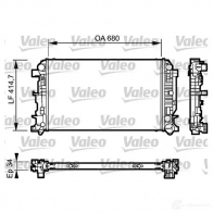 Радиатор охлаждения двигателя VALEO QV V3DKH 735089 Mercedes Sprinter (906) 2 Кабина с шасси 2.1 (5T) 515 CDI 4x4 (9053. 9055. 9053. 9055) 150 л.с. 2006 – 2009 3276427350890