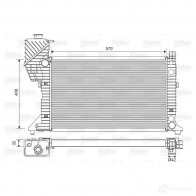 Радиатор охлаждения двигателя VALEO Mercedes Sprinter EJ3 2F 730229 3276427302295