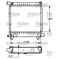 Радиатор охлаждения двигателя VALEO 731172 RA8 37 236131 NOB4I