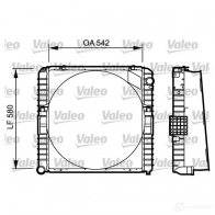 Радиатор охлаждения двигателя VALEO 984256 57 731534 Volkswagen Golf 3 (1H1) Хэтчбек 1.9 D 64 л.с. 1991 – 1997 MR010