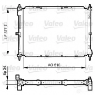 Радиатор охлаждения двигателя VALEO 734436 3276427344363 PRA0 1 Nissan Micra (K12) 3 2002 – 2010