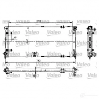 Радиатор охлаждения двигателя VALEO TA4 07 730370 Y7G4ZG3 Seat Toledo