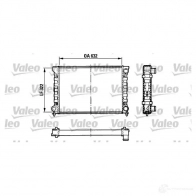 Радиатор охлаждения двигателя VALEO Volkswagen Passat (B3-B4) 2 Универсал 2.0 16V 136 л.с. 1988 – 1993 883871 4PCLRIR TA4 80