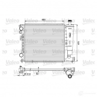 Радиатор охлаждения двигателя VALEO IJ9F1T Y Peugeot 806 1 221 1994 – 2002 3276422311650 231165