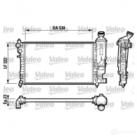 Радиатор охлаждения двигателя VALEO LG12NC RM 1255 732794 236702