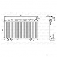 Радиатор охлаждения двигателя VALEO 235131 701529 3276427015294 LL9R OW