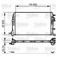 Радиатор охлаждения двигателя VALEO MPV 1CZB 237422 3276427351811 735181