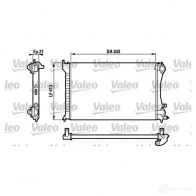 Радиатор охлаждения двигателя VALEO RA 1107 732567 236601 TH276