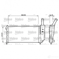 Радиатор охлаждения двигателя VALEO 732851 F1RR H2 236725 3276427328516