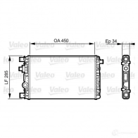 Радиатор охлаждения двигателя VALEO COF6I 236697 732789 R M209