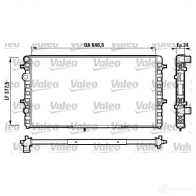 Радиатор охлаждения двигателя VALEO Seat Cordoba (6K) 1 1993 – 2002 RM 1150 TH288 732709