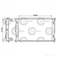 Радиатор охлаждения двигателя VALEO Audi A4 (B6) 2 Седан PJTVGGL RM106 8 232839