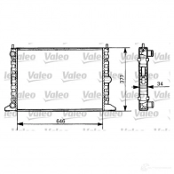 Радиатор охлаждения двигателя VALEO TH121 Ford Galaxy 1 (VX, VY, WGR) Минивэн 2.0 i 116 л.с. 1995 – 2006 731385 RM10 39