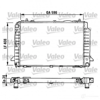 Радиатор охлаждения двигателя VALEO 236231 3276427314298 731429 V 1EZY5