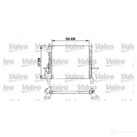 Радиатор охлаждения двигателя VALEO TA 656 ZFFJTM1 730633 Renault Twingo 1 (C06) 1993 – 2007