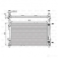 Радиатор охлаждения двигателя VALEO Mercedes A-Class 3276427343786 P3O3 37H 734378