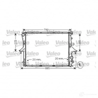 Радиатор охлаждения двигателя VALEO 734739 Volkswagen Touareg (7LA, 7L6, 7L7) 1 Внедорожник 3276427347395 7 YC5HS8