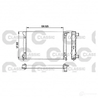 Радиатор охлаждения двигателя VALEO 383727 TA3 43 Seat Toledo (1L) 1 1991 – 1998 TKBTPC5